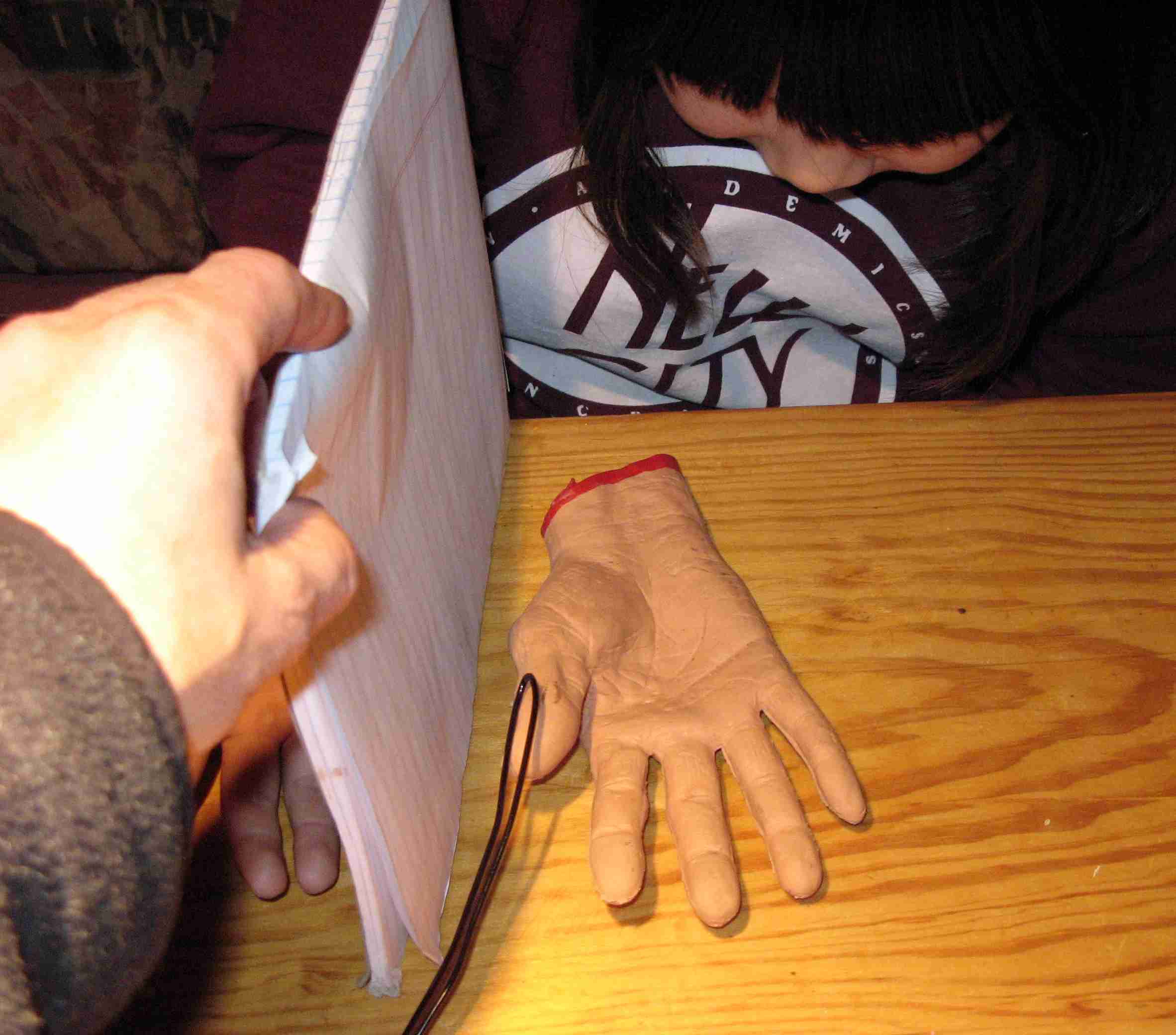 How to make a rubber hand magically turn into YOUR hand.